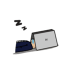 Work hard play harder（個別スタンプ：4）