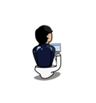 Work hard play harder（個別スタンプ：14）