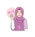 Gorgeous Hijab Girl 2（個別スタンプ：1）