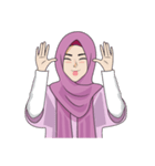 Gorgeous Hijab Girl 2（個別スタンプ：3）