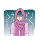 Gorgeous Hijab Girl 2（個別スタンプ：5）