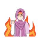 Gorgeous Hijab Girl 2（個別スタンプ：6）