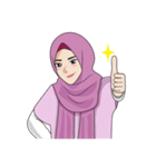 Gorgeous Hijab Girl 2（個別スタンプ：7）