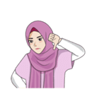 Gorgeous Hijab Girl 2（個別スタンプ：8）