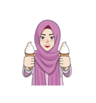 Gorgeous Hijab Girl 2（個別スタンプ：12）