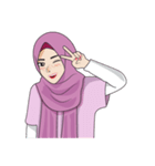 Gorgeous Hijab Girl 2（個別スタンプ：15）