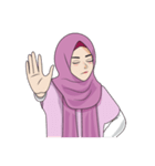 Gorgeous Hijab Girl 2（個別スタンプ：17）