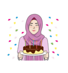 Gorgeous Hijab Girl 2（個別スタンプ：19）