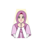 Gorgeous Hijab Girl 2（個別スタンプ：21）