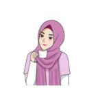 Gorgeous Hijab Girl 2（個別スタンプ：22）