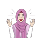 Gorgeous Hijab Girl 2（個別スタンプ：23）