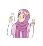 Gorgeous Hijab Girl 2（個別スタンプ：25）