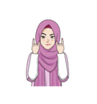 Gorgeous Hijab Girl 2（個別スタンプ：31）