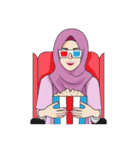 Gorgeous Hijab Girl 2（個別スタンプ：33）