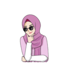 Gorgeous Hijab Girl 2（個別スタンプ：34）