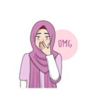 Gorgeous Hijab Girl 2（個別スタンプ：35）