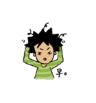 Strange people and animals（個別スタンプ：7）
