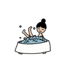Strange people and animals（個別スタンプ：17）