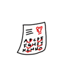 Strange people and animals（個別スタンプ：26）