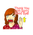 That Hits Girl（個別スタンプ：33）