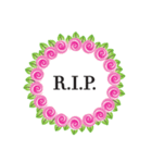 Wreath: R.I.P.（個別スタンプ：5）