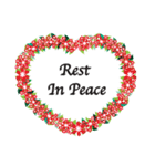 Wreath: R.I.P.（個別スタンプ：6）