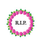 Wreath: R.I.P.（個別スタンプ：8）