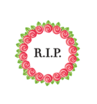 Wreath: R.I.P.（個別スタンプ：10）