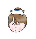 big eyes nurse（個別スタンプ：18）