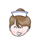 big eyes nurse（個別スタンプ：19）