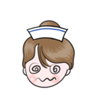 big eyes nurse（個別スタンプ：25）