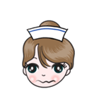 big eyes nurse（個別スタンプ：28）