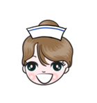 big eyes nurse（個別スタンプ：31）