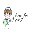 big eyes nurse（個別スタンプ：38）