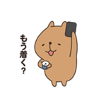 シンプルなカピバラちゃん（個別スタンプ：27）