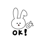 うさめろと一緒（個別スタンプ：3）