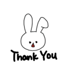 うさめろと一緒（個別スタンプ：4）