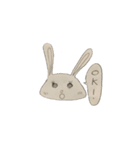 Fold ears rabbit（個別スタンプ：1）