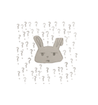 Fold ears rabbit（個別スタンプ：2）