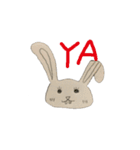 Fold ears rabbit（個別スタンプ：7）