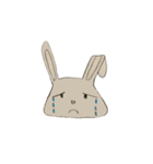 Fold ears rabbit（個別スタンプ：12）