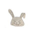 Fold ears rabbit（個別スタンプ：13）