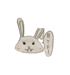 Fold ears rabbit（個別スタンプ：15）
