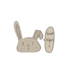Fold ears rabbit（個別スタンプ：16）