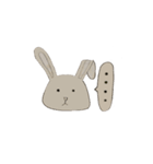 Fold ears rabbit（個別スタンプ：17）