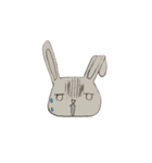Fold ears rabbit（個別スタンプ：19）