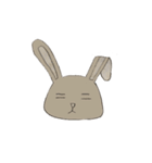 Fold ears rabbit（個別スタンプ：20）