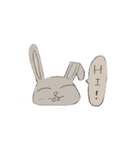 Fold ears rabbit（個別スタンプ：24）