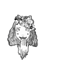 Monochrome Girls（個別スタンプ：10）