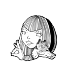 Monochrome Girls（個別スタンプ：13）